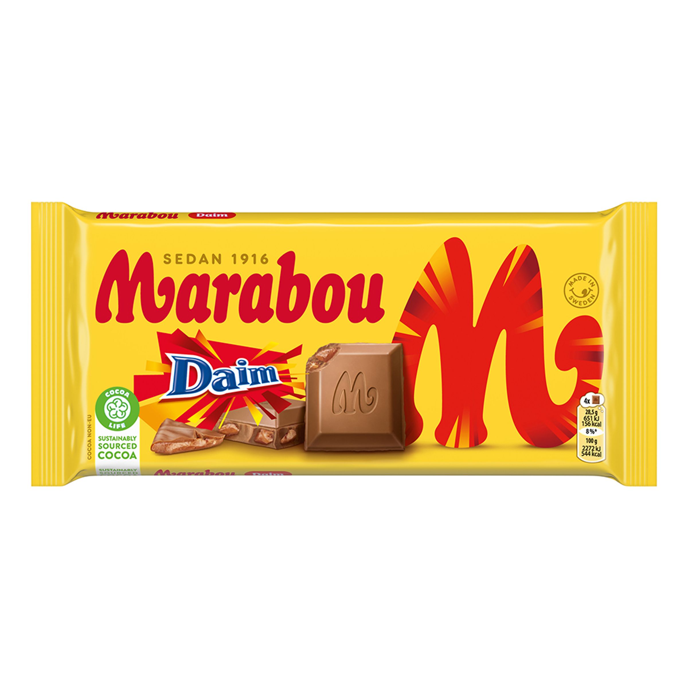 Marabou Daim Chokladkaka - 160 gram