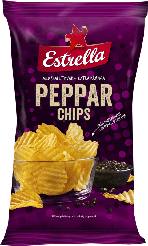 Estrella Pepparchips 275g