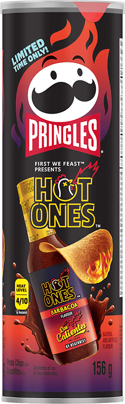 Pringles Los Calientes Barbacoa 156g