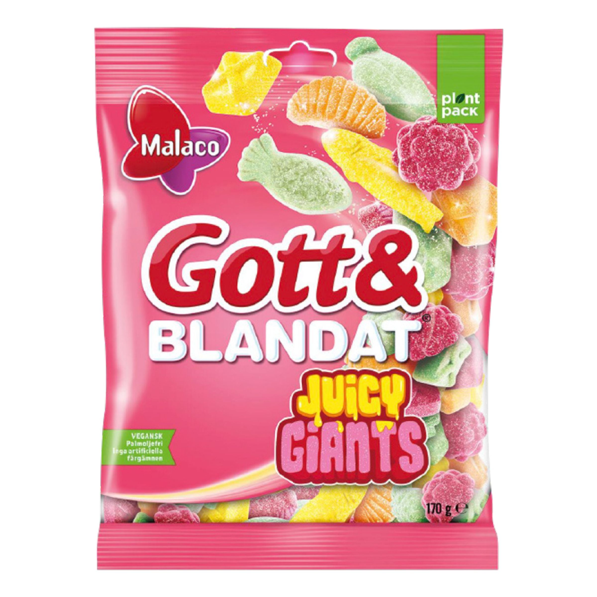 Malaco Gott & Blandat Juicy Giants - 170 g