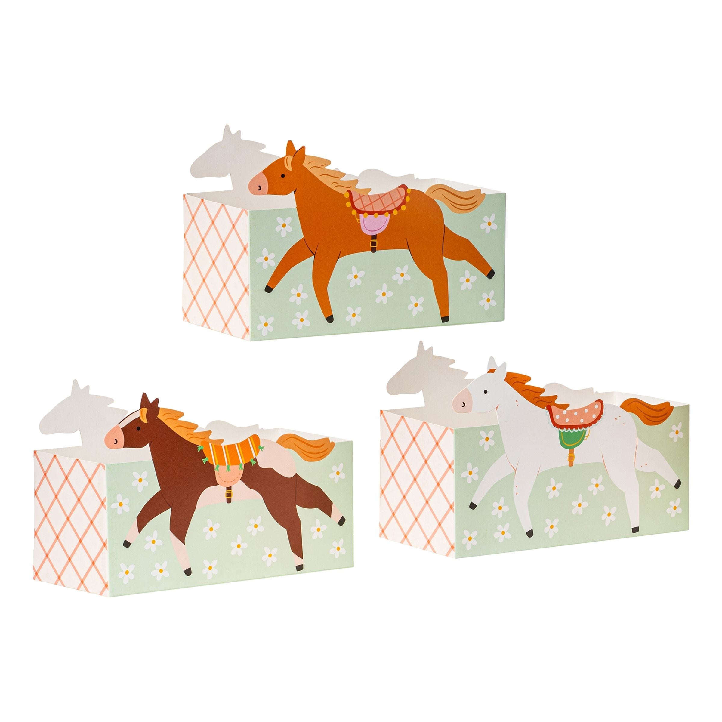 Snacksaskar Hästar - 3-pack