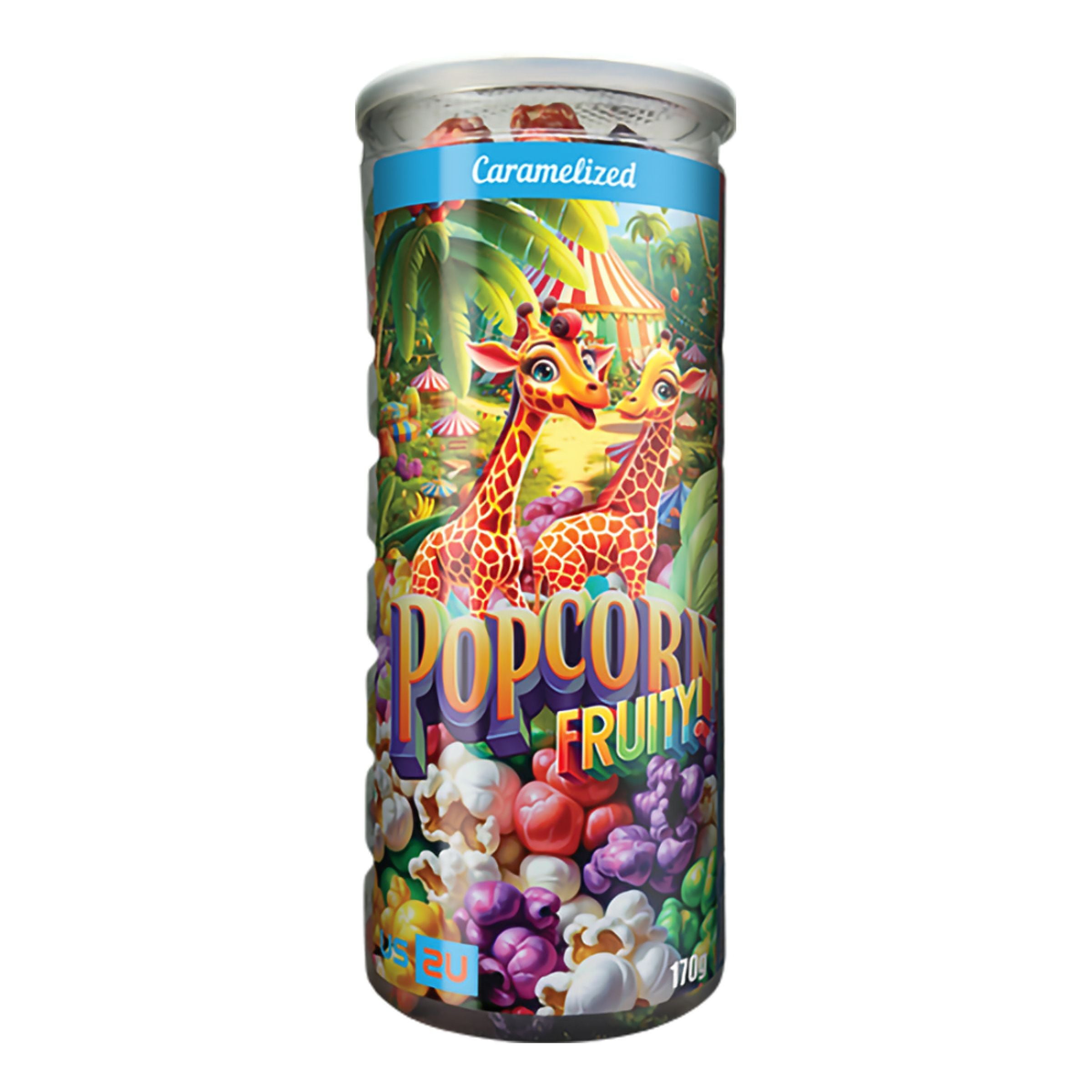 Karamelliserade Popcorn Fruity Mix - 170 g