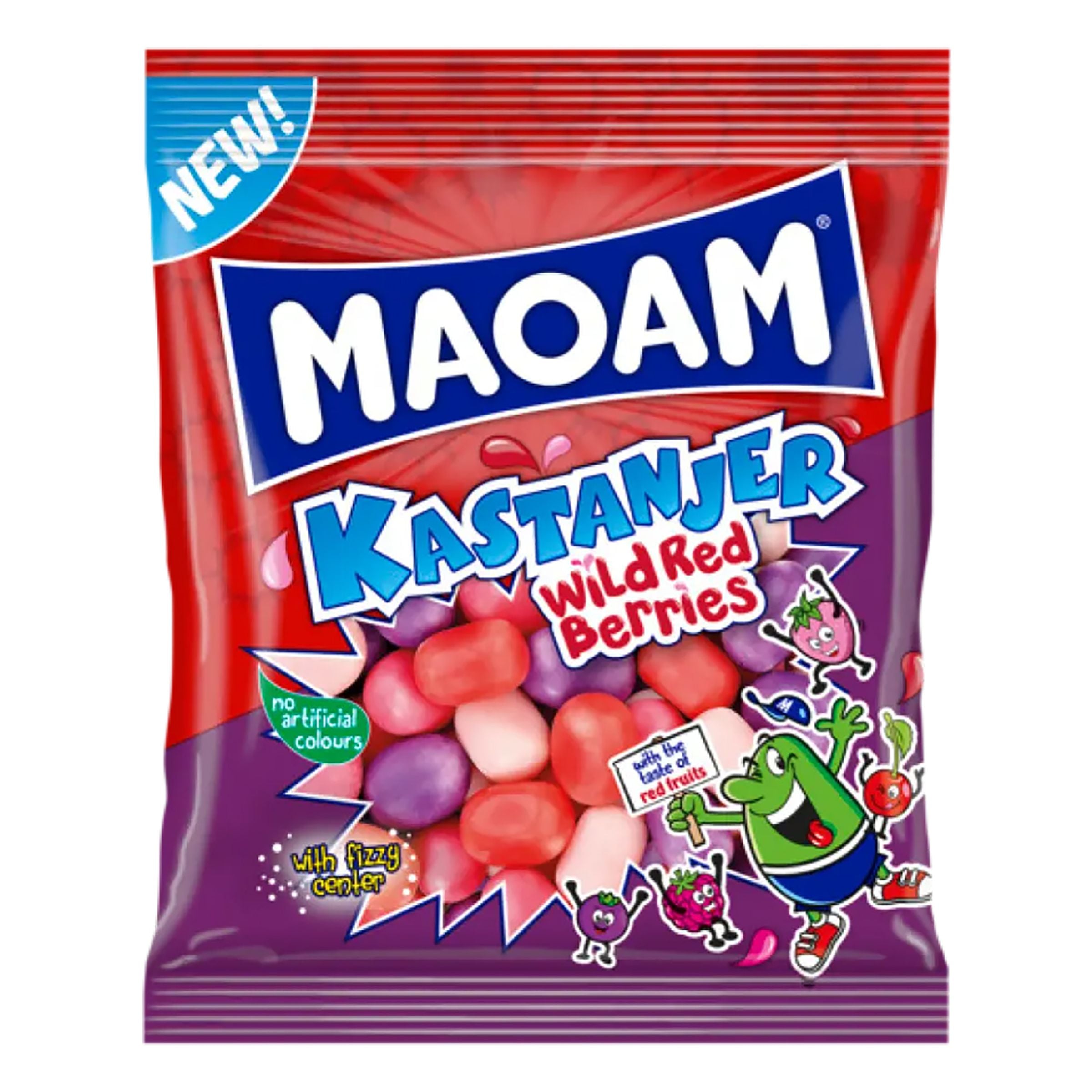 Maoam Kastanjer Wild Berries - 120 g