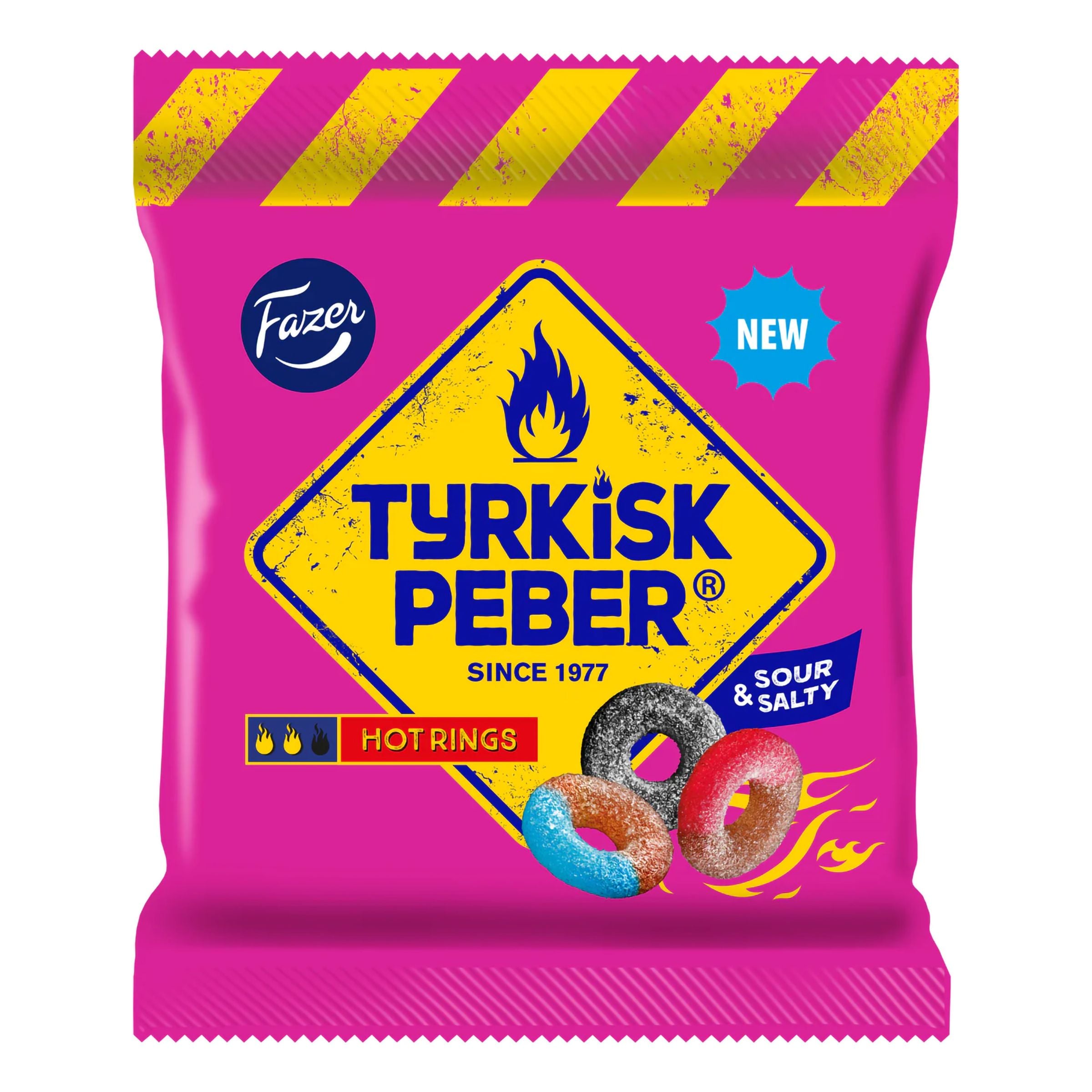 Fazer Tyrkisk Peber Hot Rings - 120 g