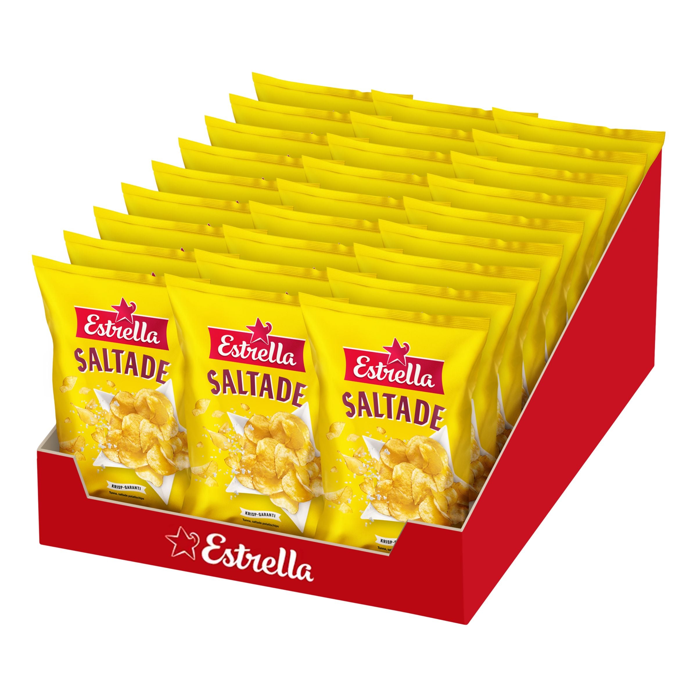 Estrella Saltade Potatischips Mini Storpack - 27 x 40 g
