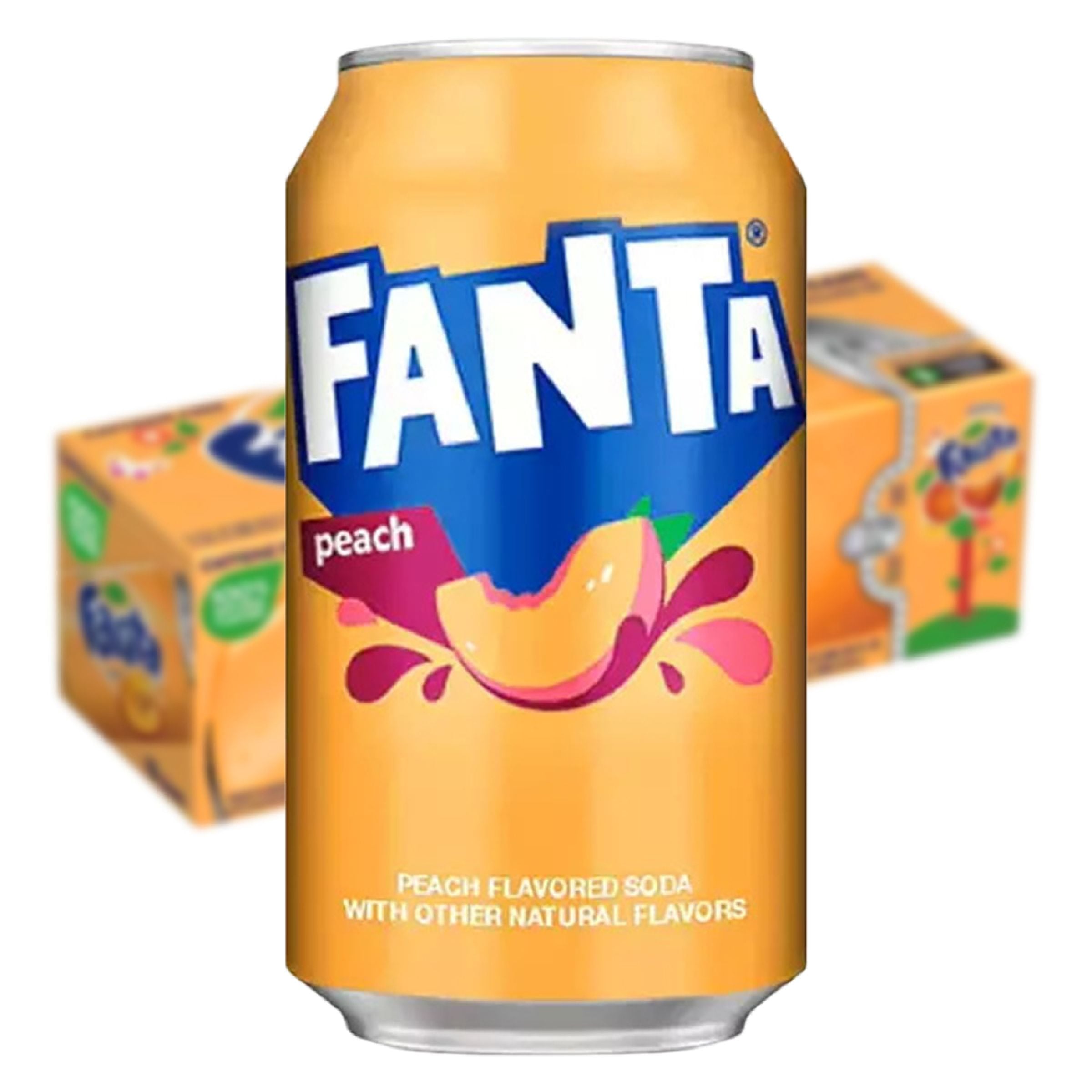 Fanta Peach Läsk - 12 x 355 ml