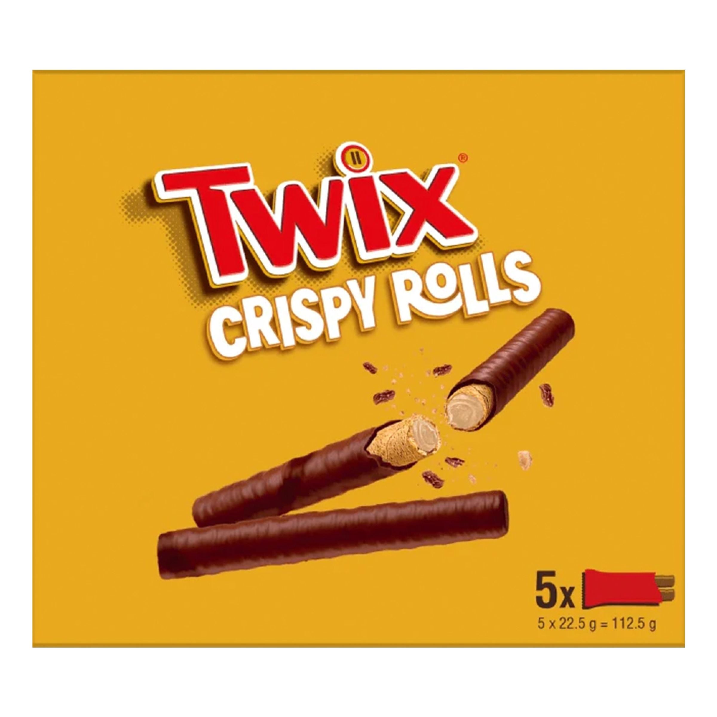 Twix Crispy Rolls - 5 x 112 g