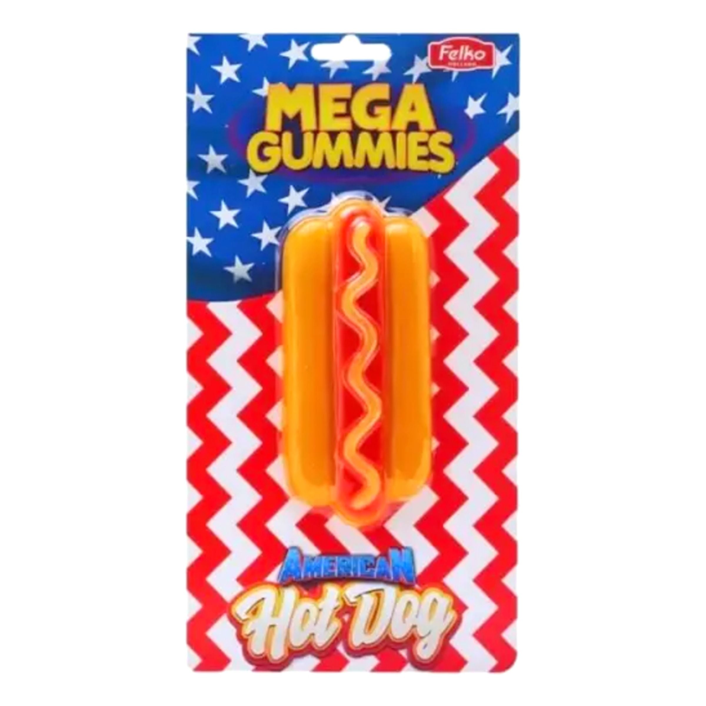 Felko Mega Gummies American Hotdog - 120 g