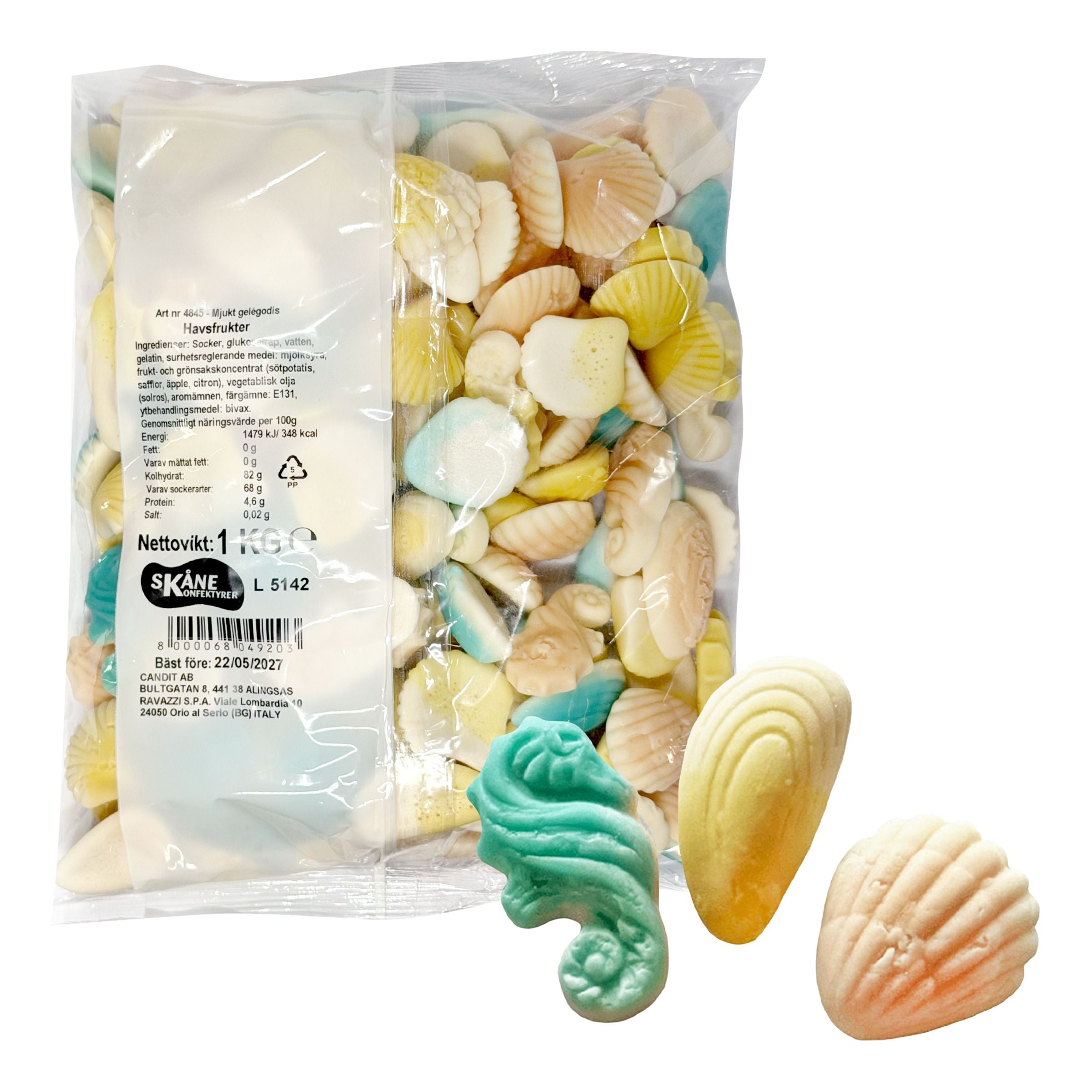 Havsfrukter Godis Storpack - 1 kg