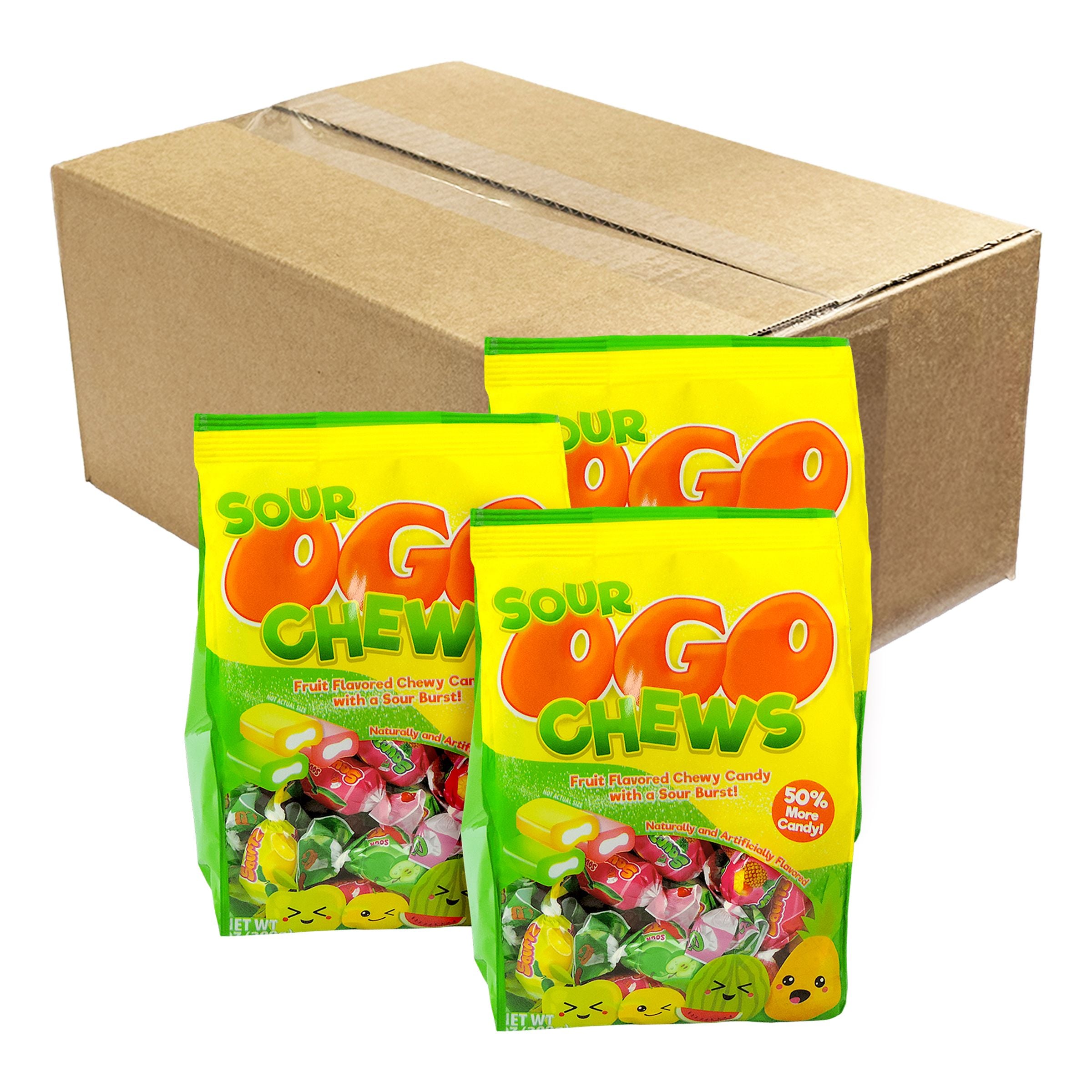Sour OGO Chews Storpack - 12 x 200 g