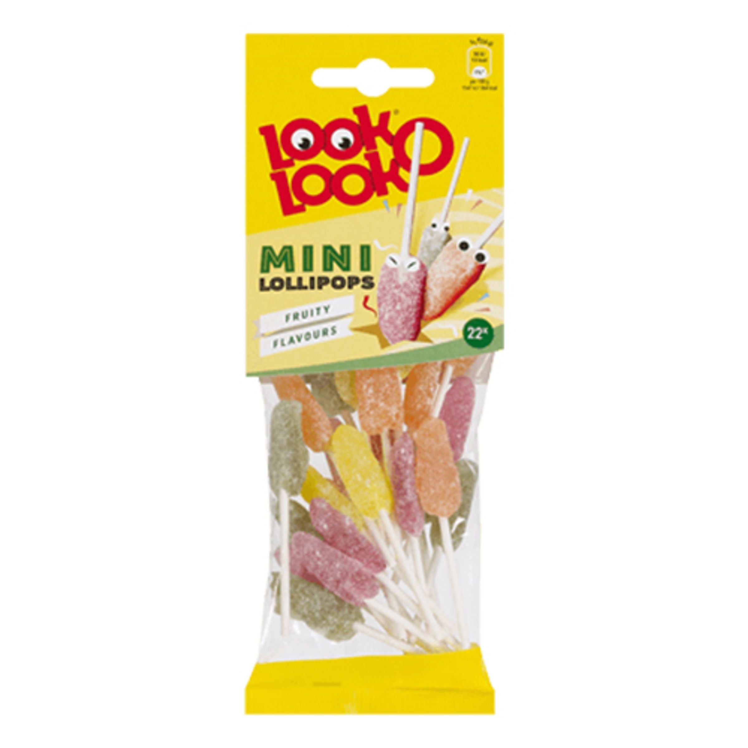 Look-O-Look Miniklubbor Frukt - 75 g