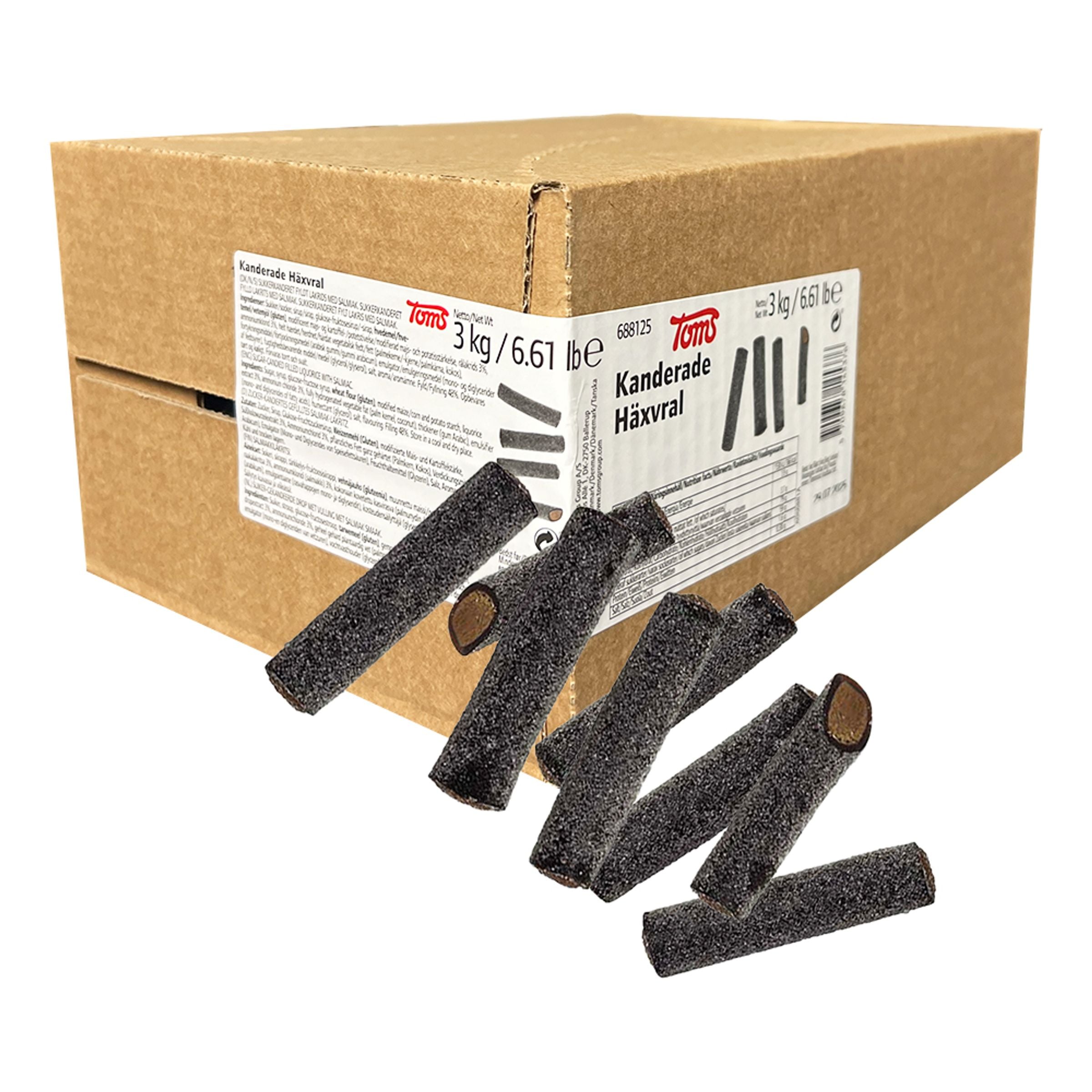 Toms Kanderad Häxvrål Lösvikt i Burk - 3 kg