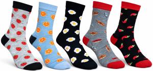 Roliga Strumpor - blandade ätbara motiv (5-pack)